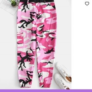 Pink camo pants